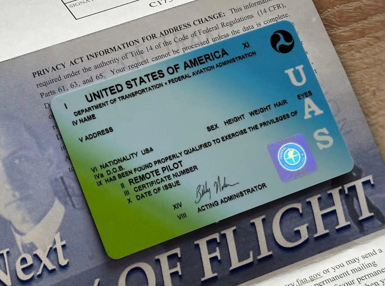 FAA Part 107 Remote Pilot Certificate